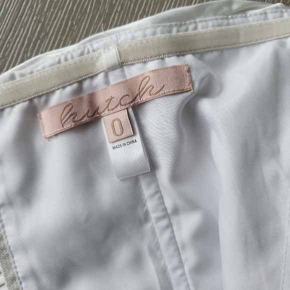 White Strapless Ruched Top - Picture 3 of 6